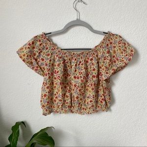 Kimchi Blue Off the shoulder crop top